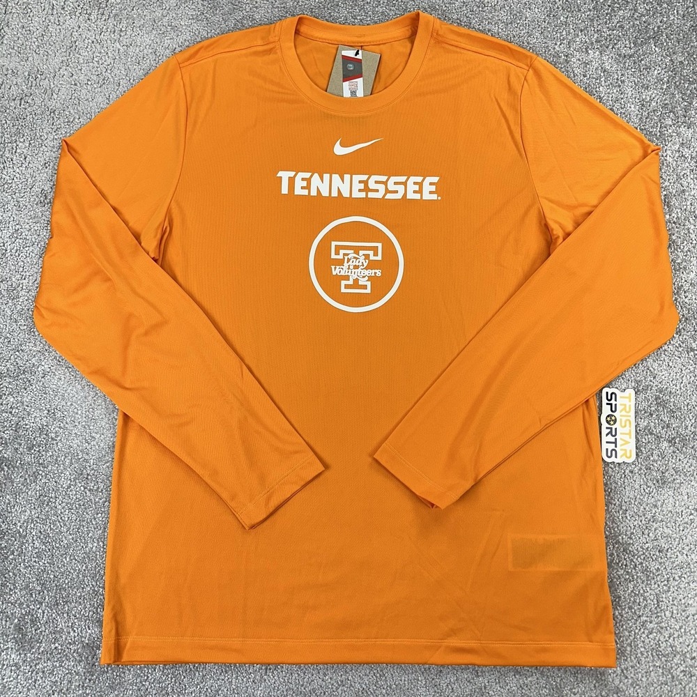 Nike Tennessee Lady Volunteers Shirt Mens Large Long Sleeve PE Team Issue HM0648